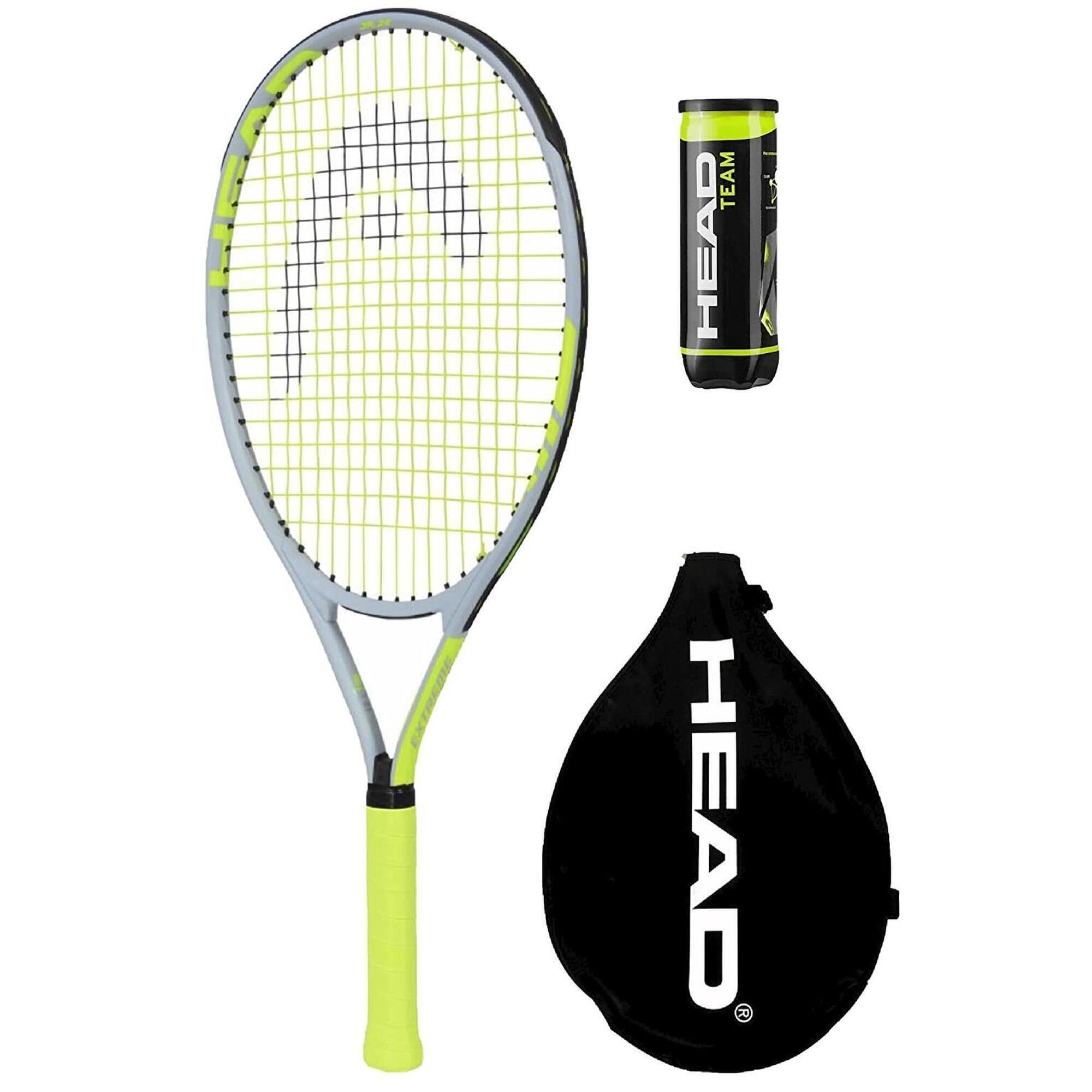 HEAD HEAD Extreme 26" Junior Tennis Racket, inc Protective Cover & 3 Tennis Balls