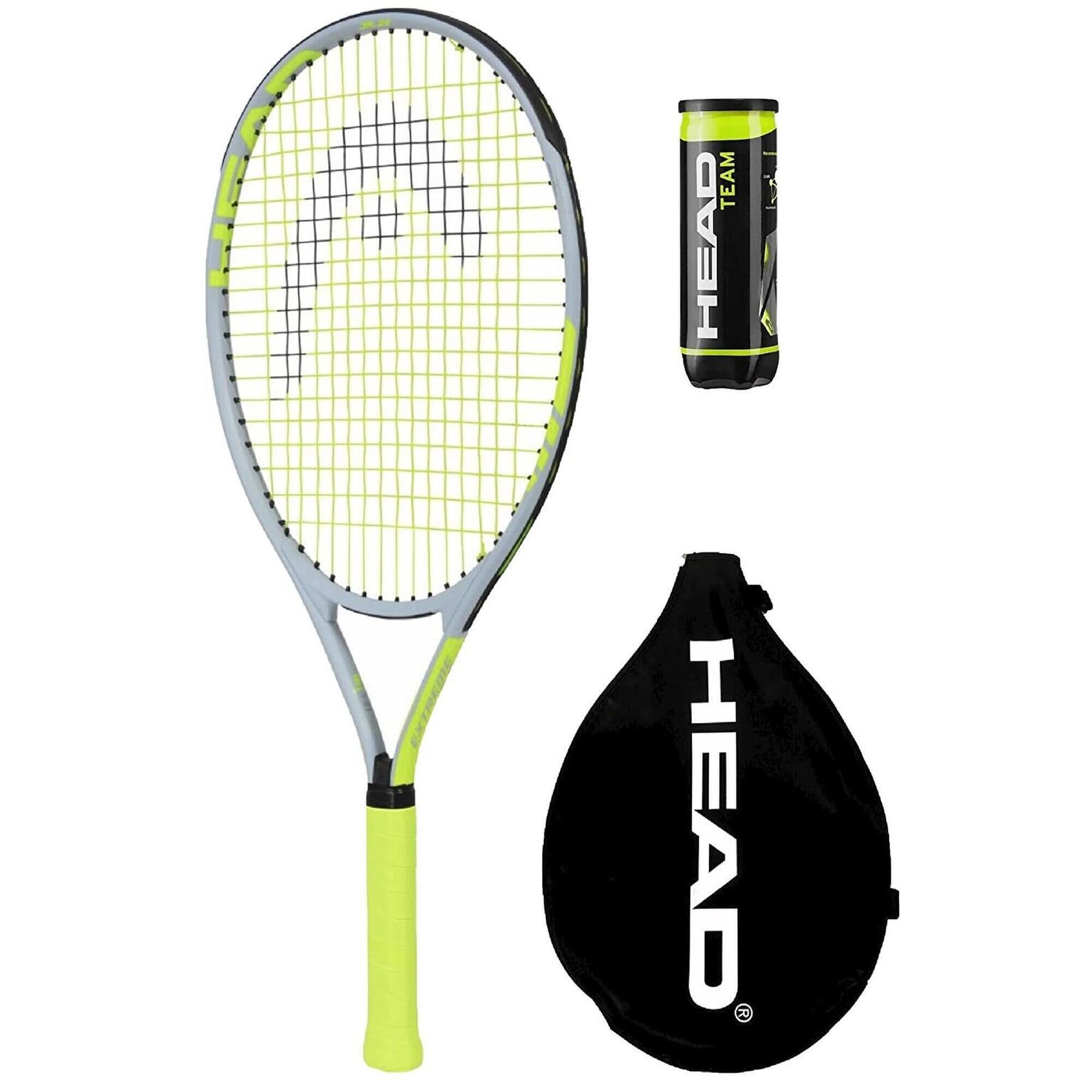 HEAD HEAD Extreme 26" Junior Tennis Racket, inc Protective Cover & 3 Tennis Balls