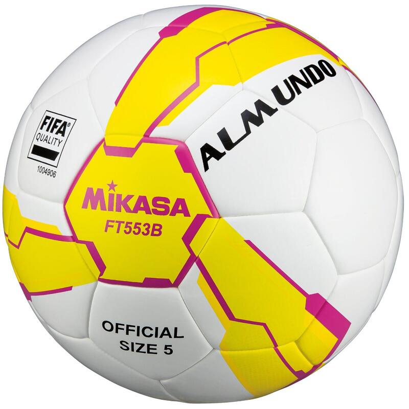 Bola de futebol Mikasa FT553B-YP FIFA Quality Ball