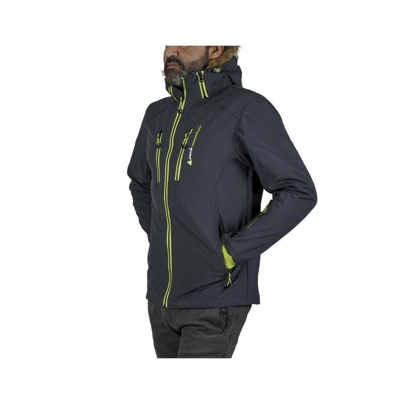 Casaco Peak Mountain Casada softshell com pele sintética