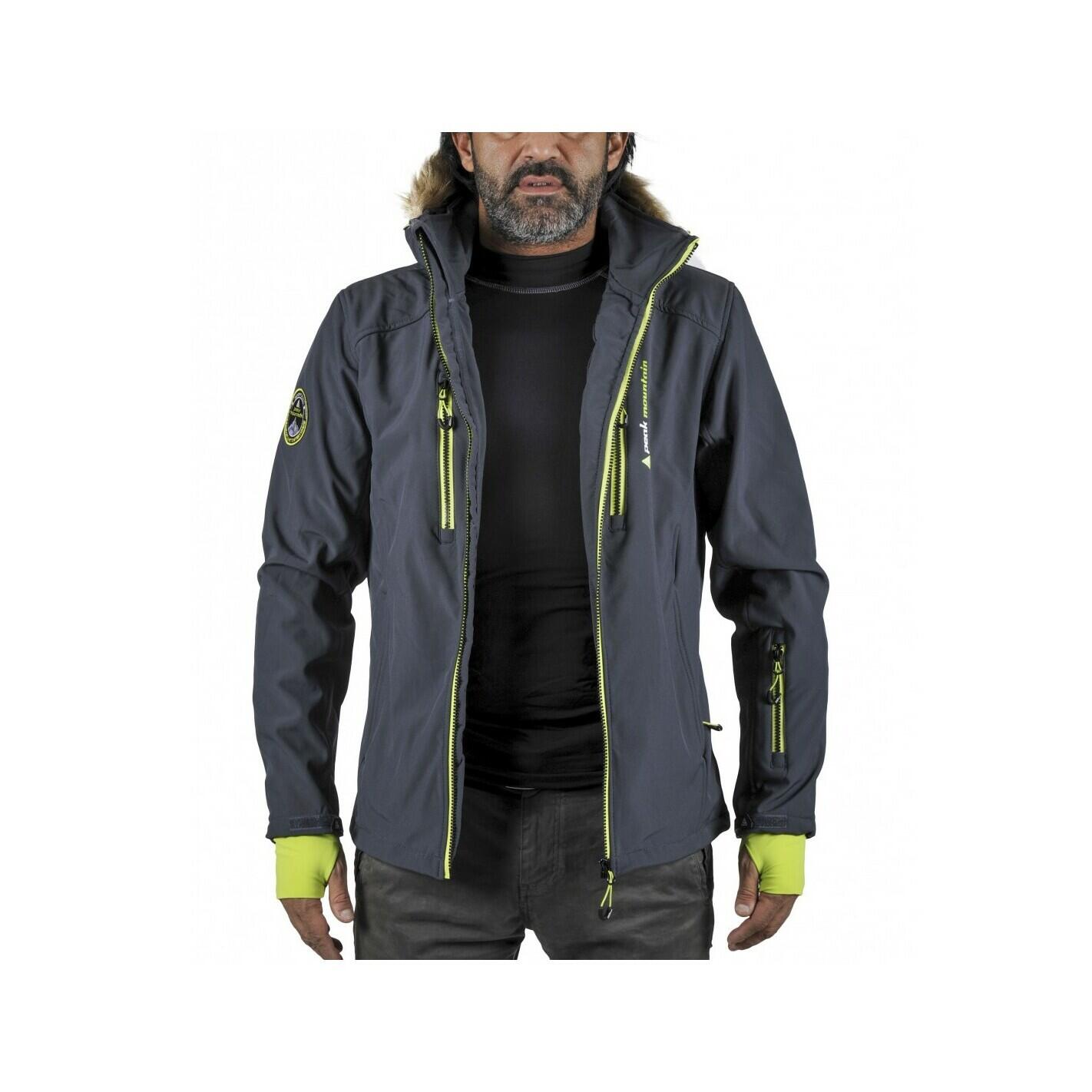 Seconde vie - Veste softshell avec fausse fourrure Peak Mountain Casada 2/4