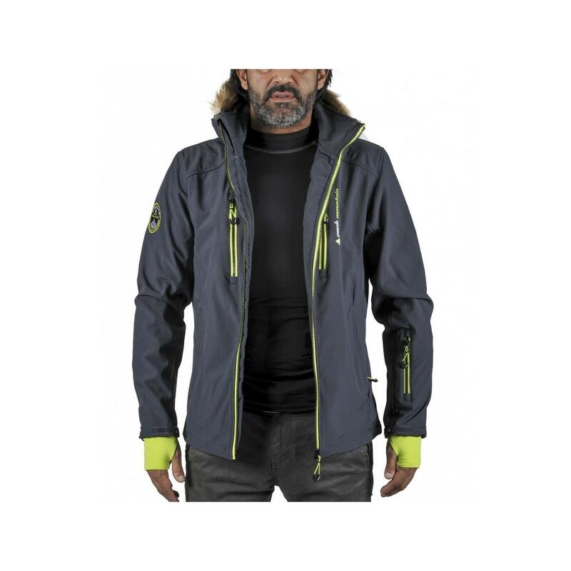 Softshelljacke mit Kunstpelz Peak Mountain Casada