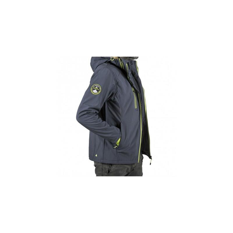 Casaco Peak Mountain Casada softshell com pele sintética