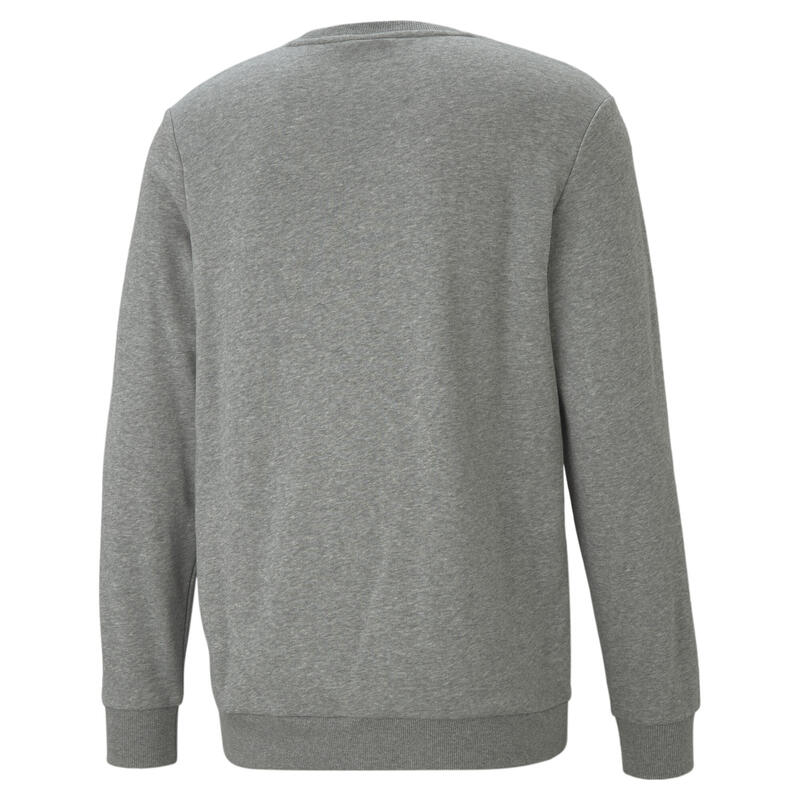 Sudadera Hombre Essentials Big Logo Crew PUMA Medium Gray Heather