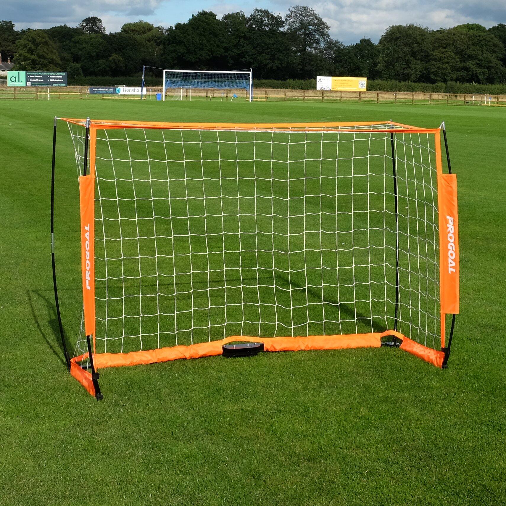 PROGOAL 6ft x 4ft PROGOAL Portable Football Goal with Carry Bag