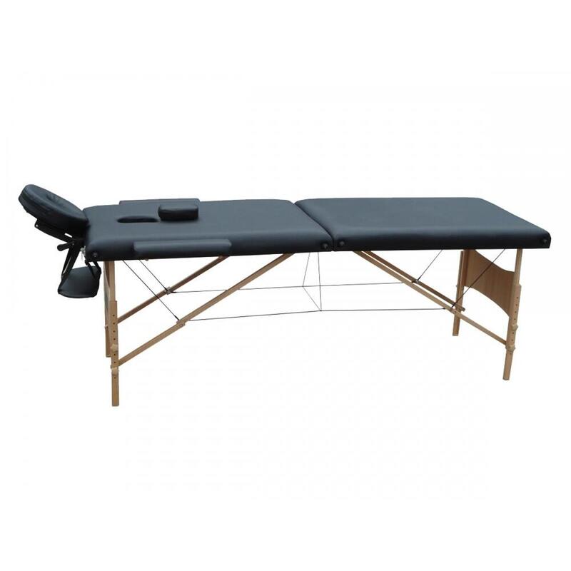 Marquesa de massagem profissional dobrável e portátil com regulação em altura