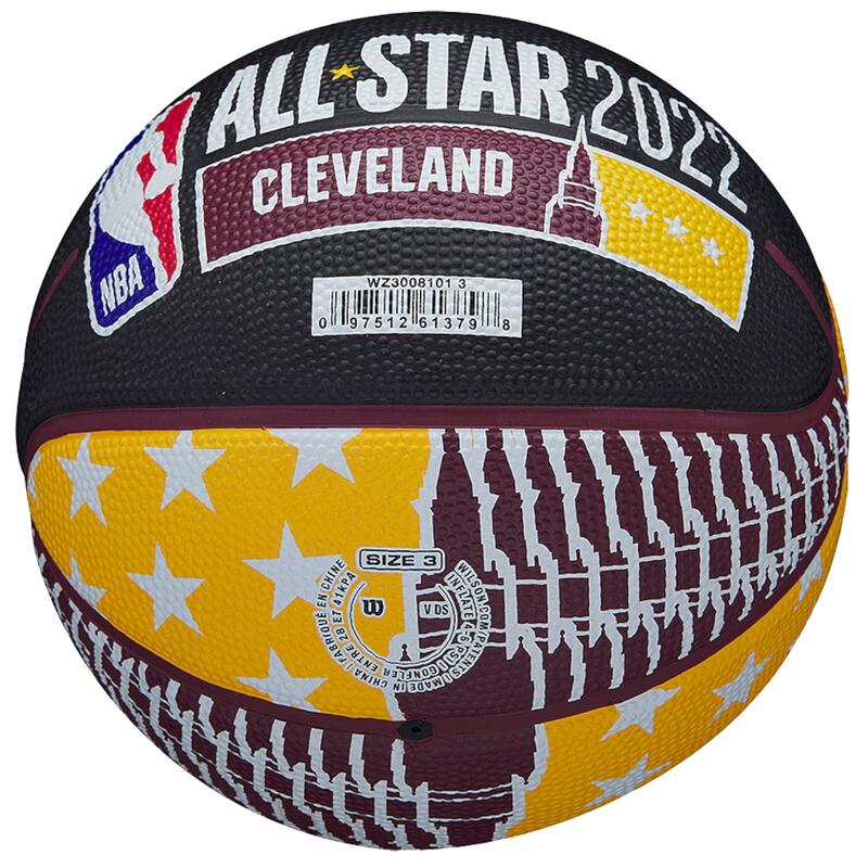 Mini bola de basquetebol Wilson 2022 NBA All Star WZ3008101ID tamanho 3