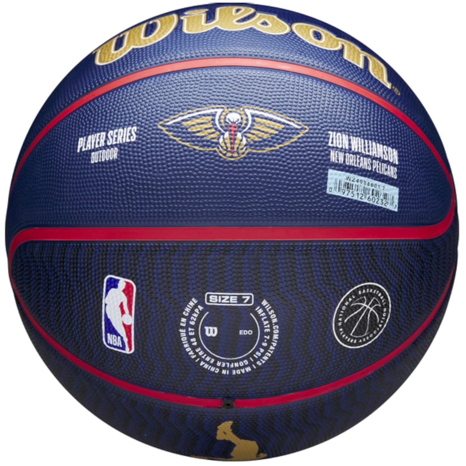 Globo de baloncesto Wilson NBA Player Zion Williamson 2/3