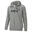 Essentials Big Logo hoodie met rits voor heren PUMA Medium Gray Heather