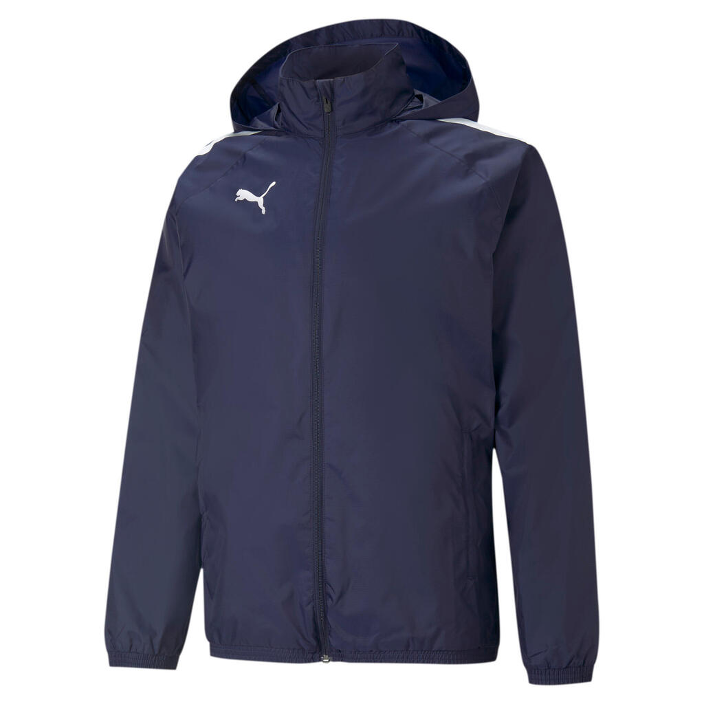 PUMA Mens teamLIGA All-Weather Football Jacket - Peacoat-Black