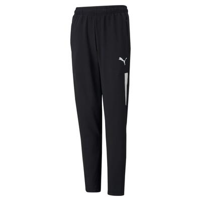 Voetbalbroek puma teamliga pro training voor kinderen - zwart-wit