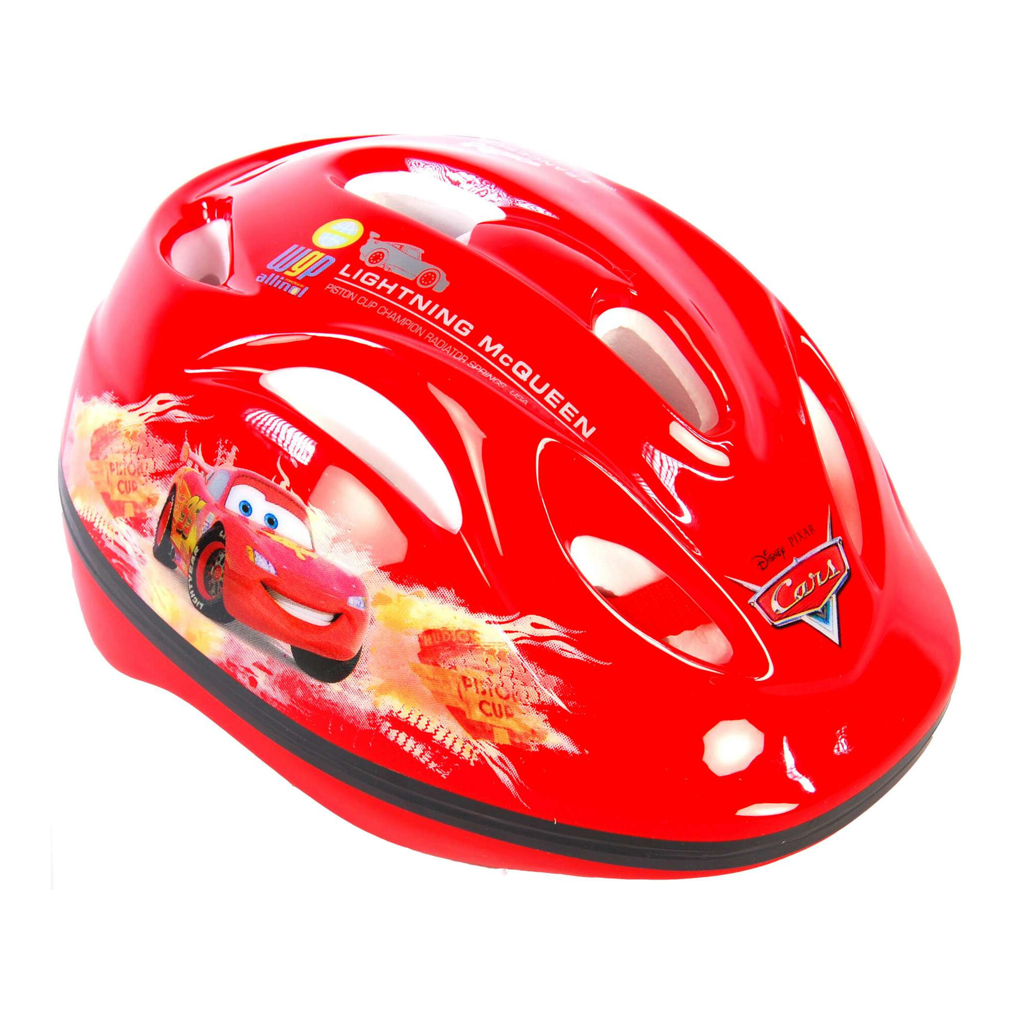 VOLARE BICYCLES Disney Cars Kids Helmet - Adjustable Size 51-55 cm
