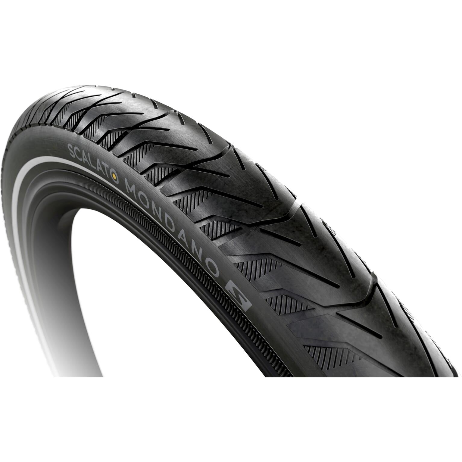Scalato - Pneu Extérieur Extérieur Mondano 28 X 215 Sw Reflète - Pneu - Noir - 28-622 - Decathlon