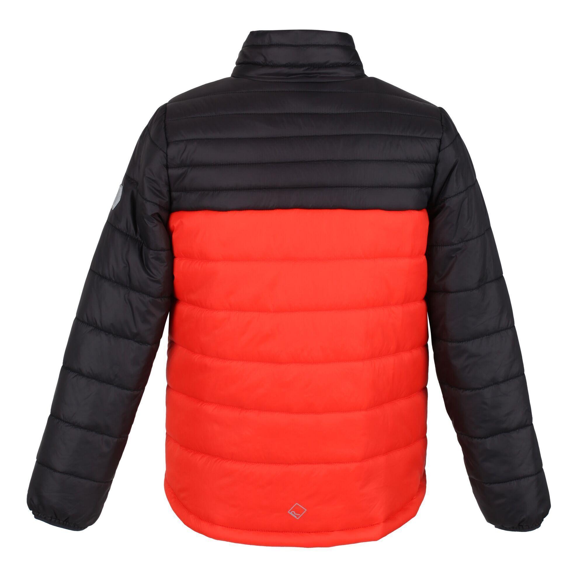 Childrens/Kids Freezeway III Insulated Padded Jacket (Cajun Orange/Black) 2/5