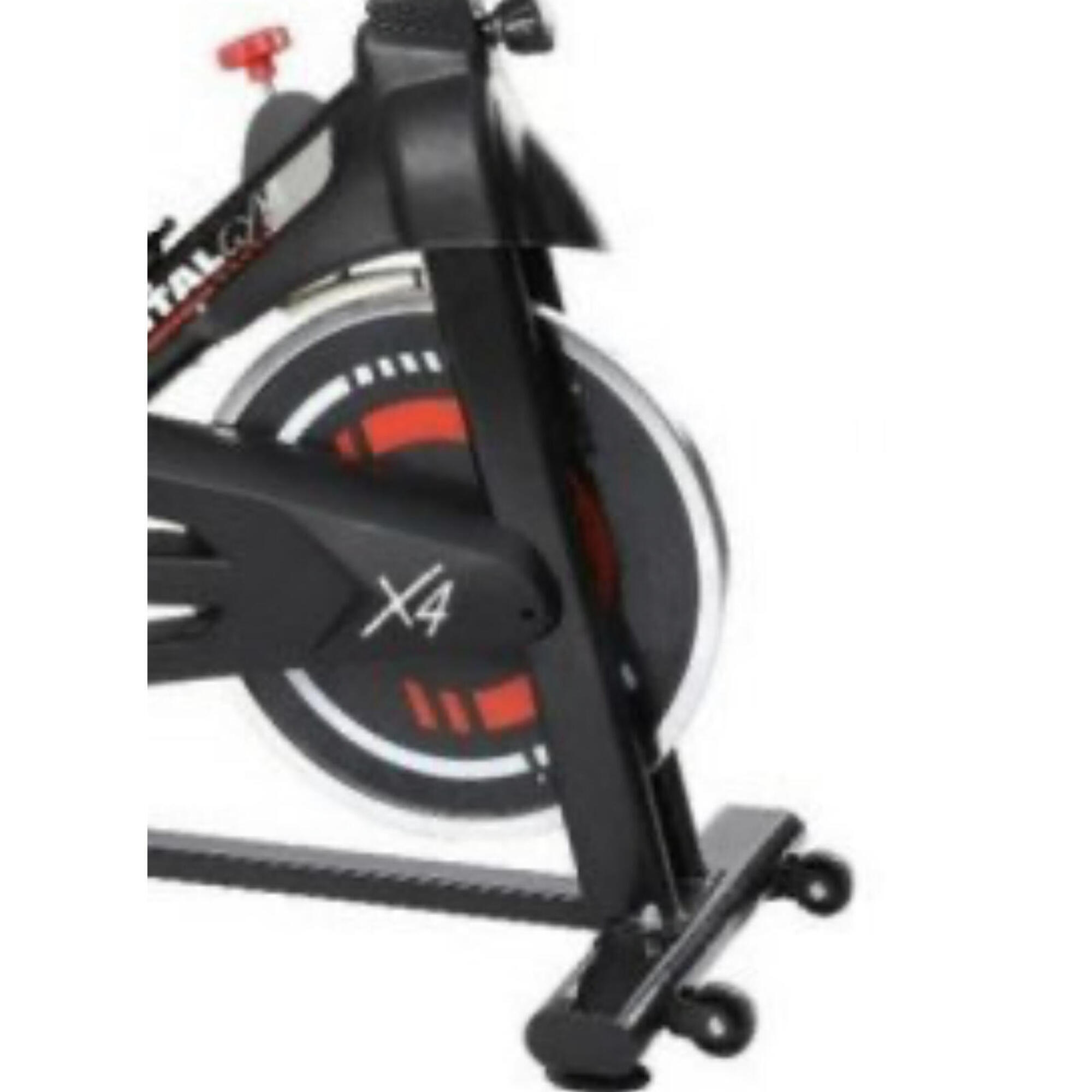 Bicicleta Ciclo Indoor Vital Gym X4 Volante de inercia 10kg 2/3