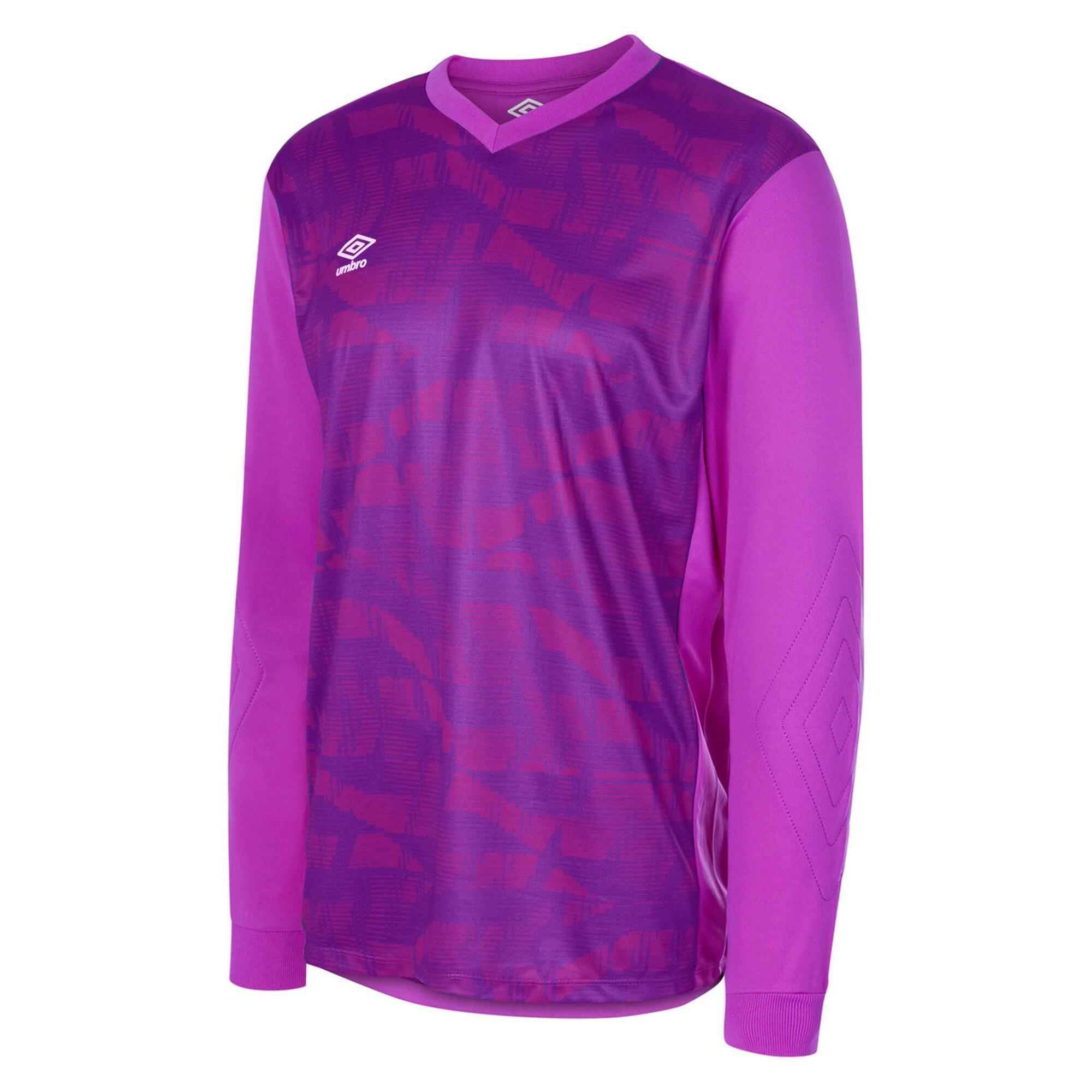 UMBRO Mens Counter Goalkeeper Jersey (Purple Cactus/Electric Purple/White)