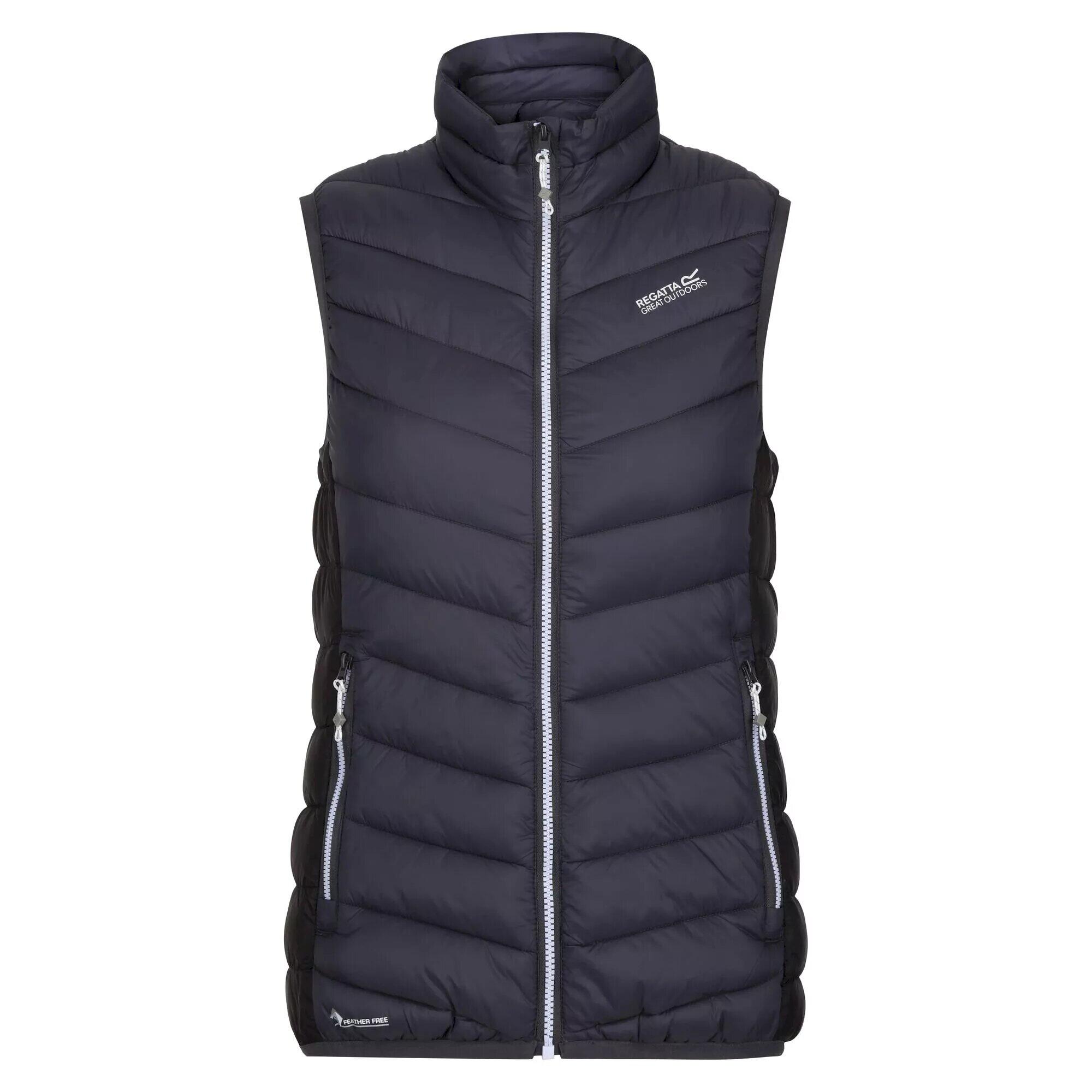 Womens/Ladies Harrock Lightweight Body Warmer (Seal Grey/Black) 1/5