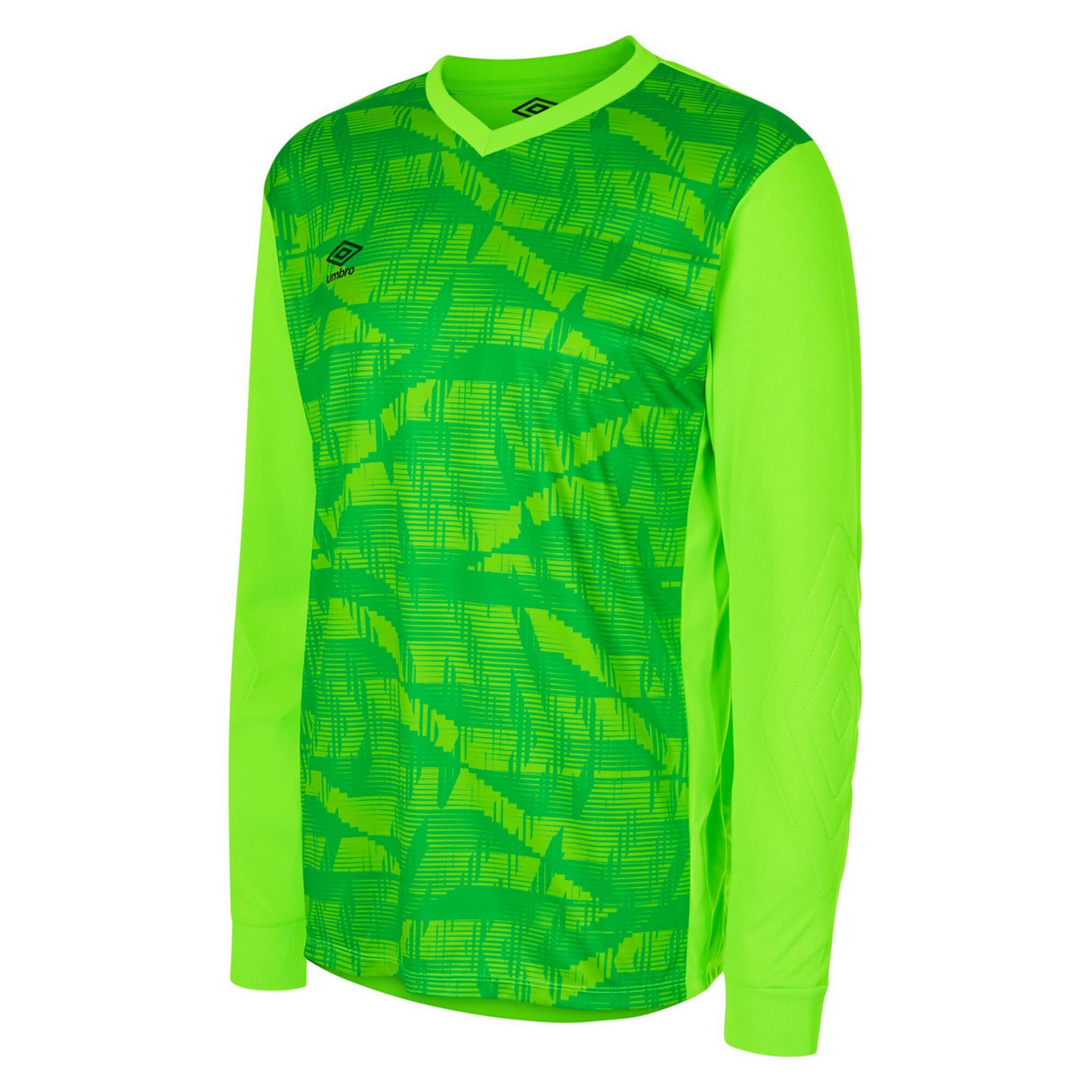 UMBRO Mens Counter Goalkeeper Jersey (Green Gecko/Andean Toucan/Black)