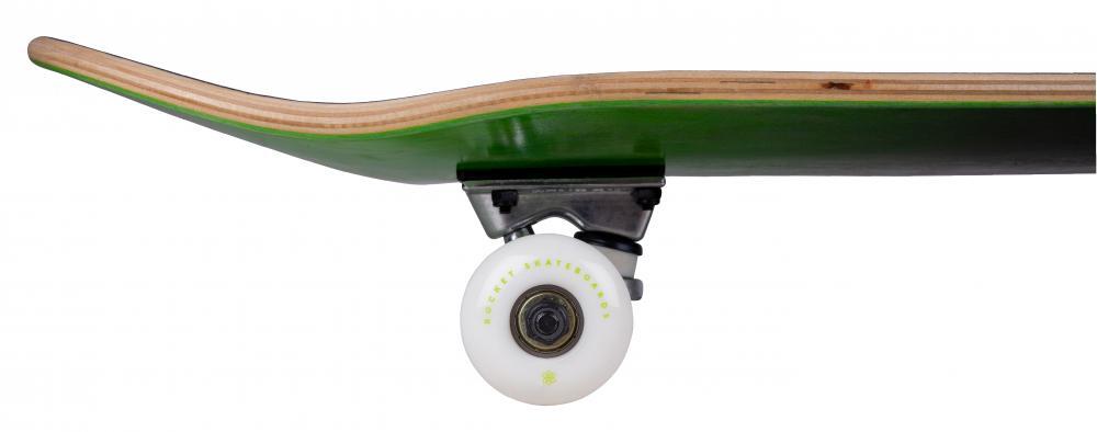 Rocket Double Dipped Red 8" Skateboard 4/4