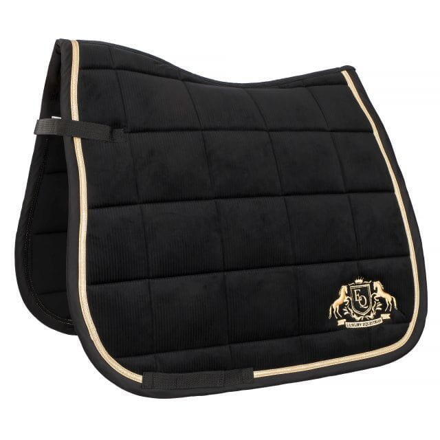 Schabracke VelvetStripe Material, Dressur EQUESTRIAN QUEEN Turin