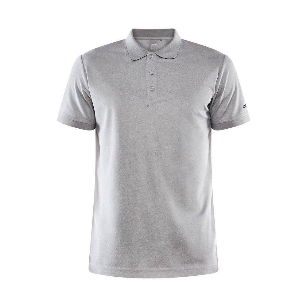 CRAFT Mens Core Unify Melange Polo Shirt (Grey)