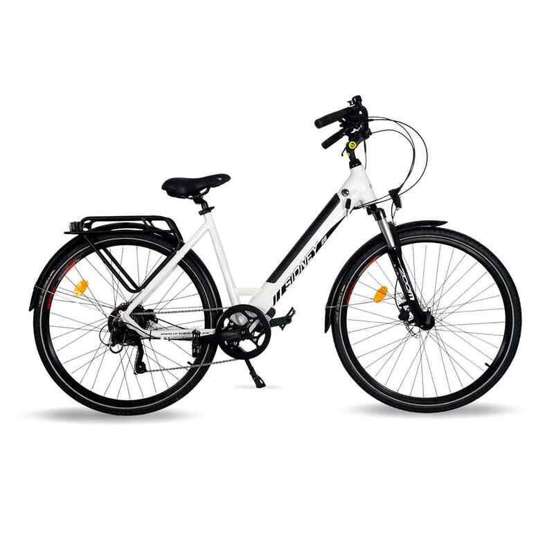 Sidney Urbanbiker City E-Bike 26 Zoll in weiß