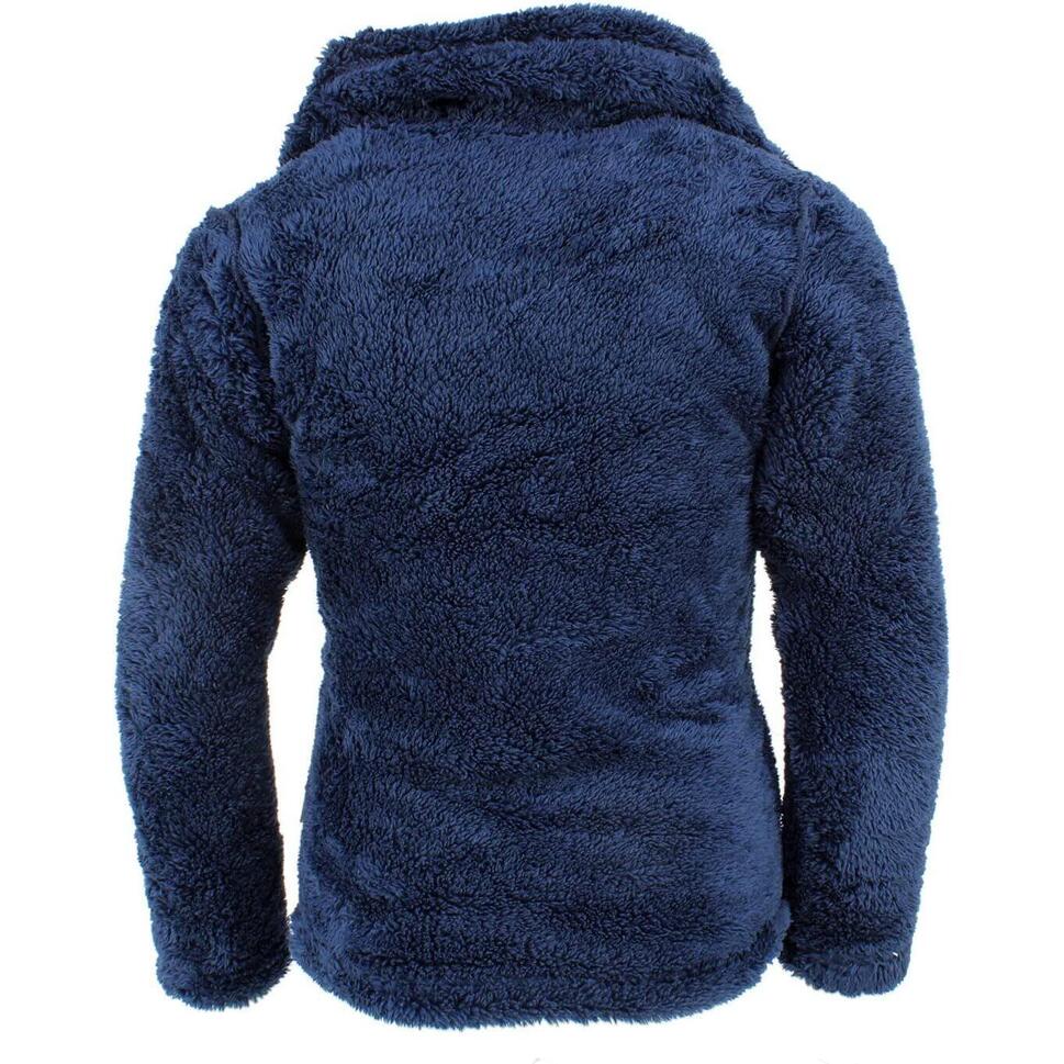 Dziewczęca kurtka polarowa Peak Mountain coral sherpaGasana