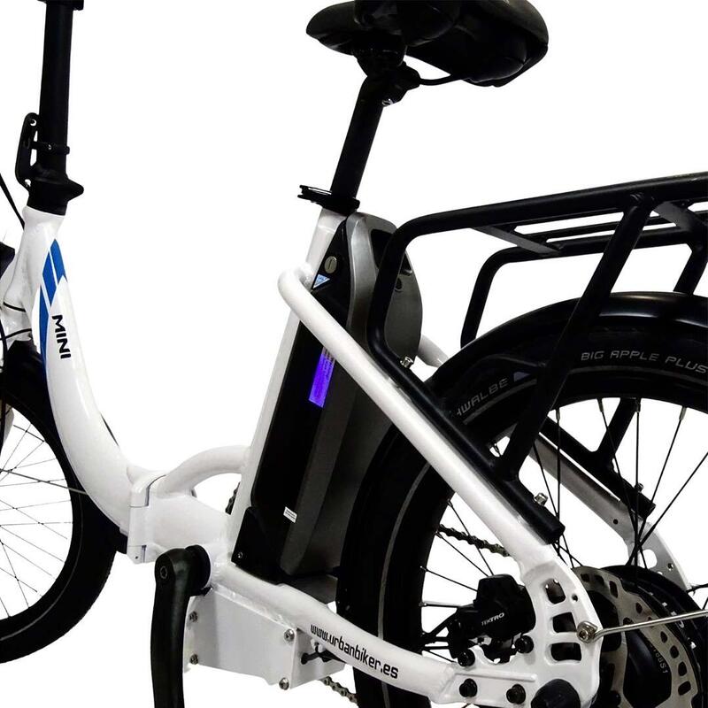 Urbanbiker Mini - Elektrische Vouwfiets - Accu 540WH - Wit - 20¨- Unisex