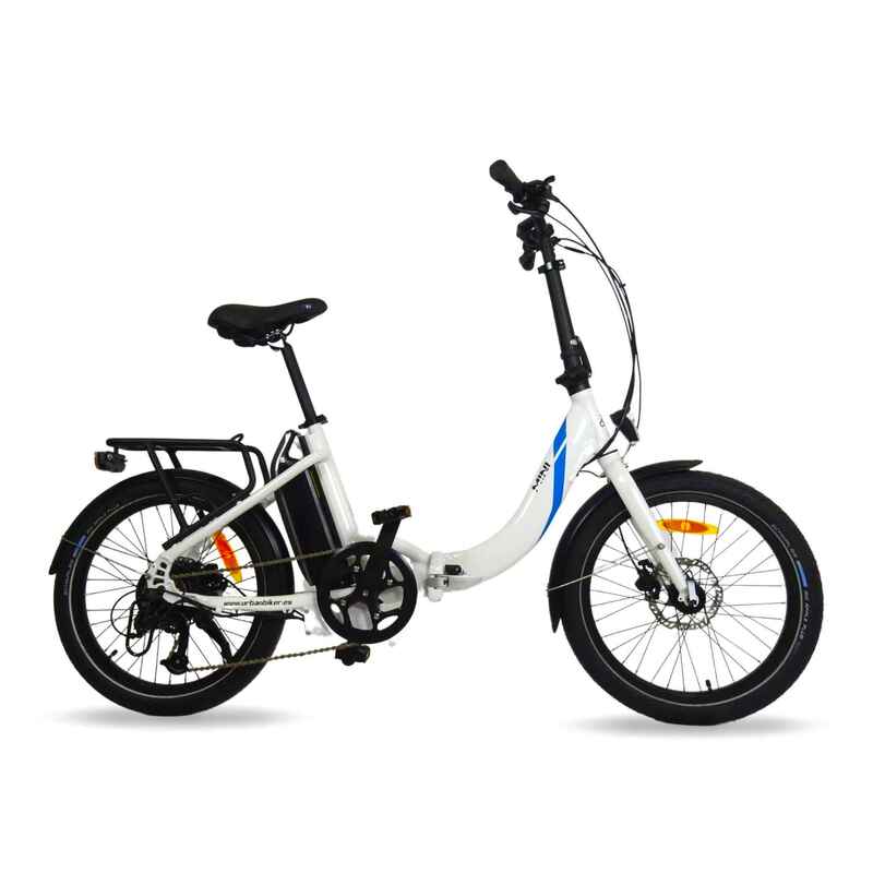 Mini Urbanbiker E-Bike Klapprad 20 Zoll weiß