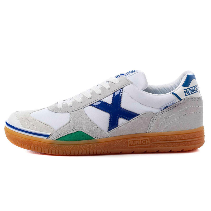 Zapatilla Futbol Sala Hombre Munich Gresca Blanco