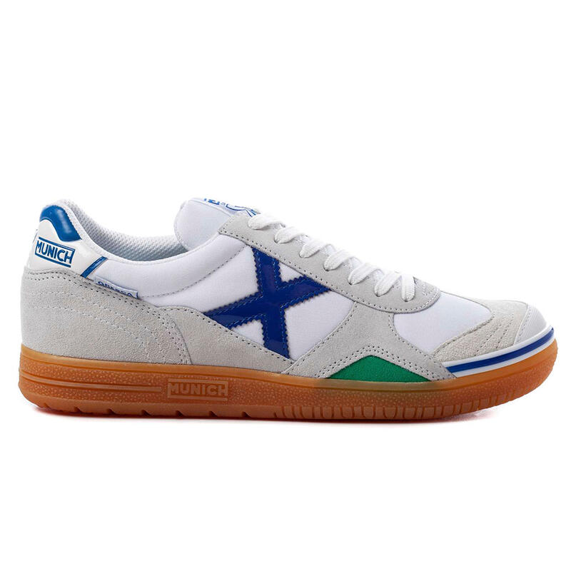 Zapatilla Futbol Sala Hombre Munich Gresca Blanco