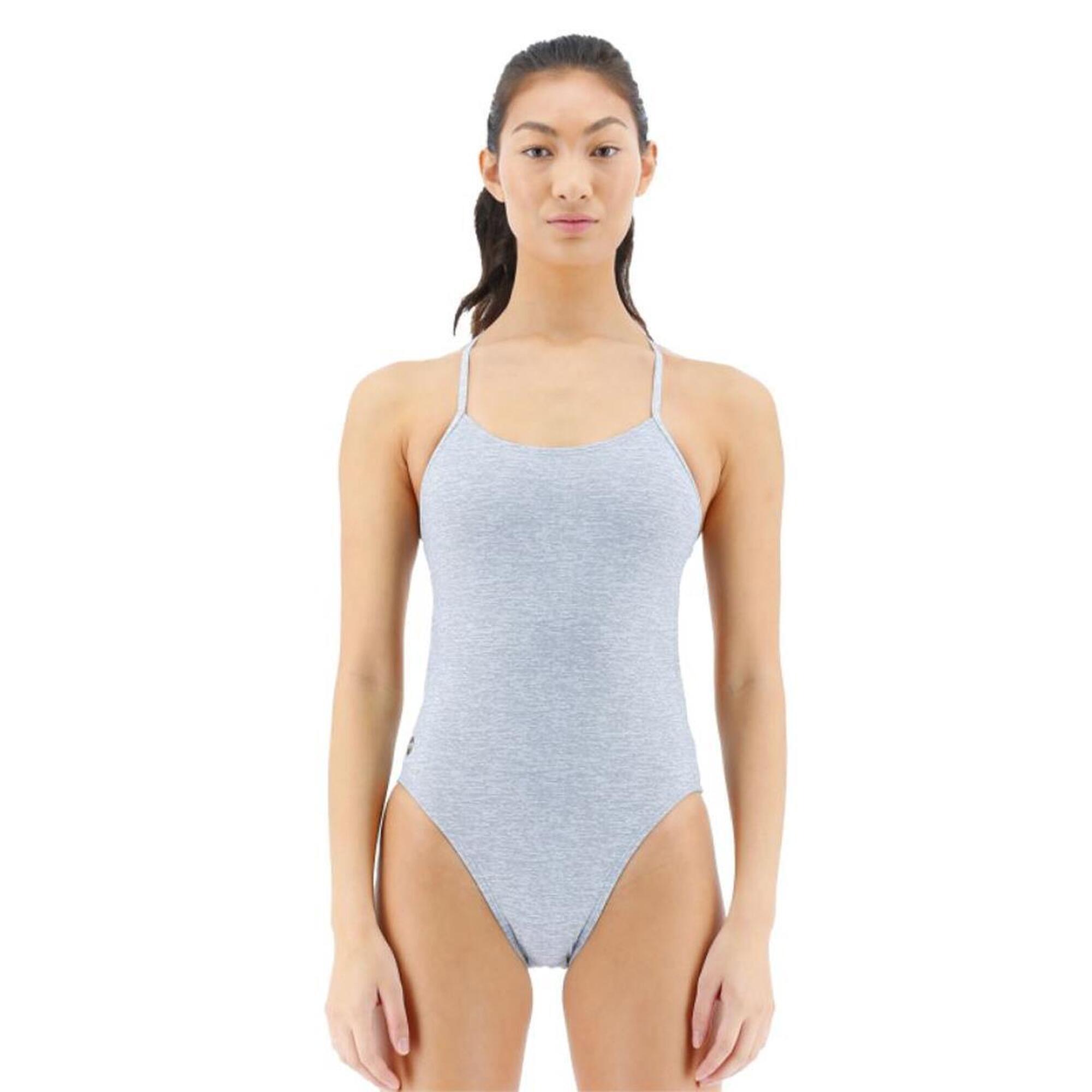 Tyr - Maillot De Bain Tyr À Découpes - Gris - Taille 36 - Combinaison De Natation - Gris - 36 Xs - Decathlon