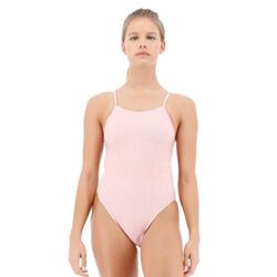 Maillot de bain TYR à découpes - Pêche - Taille 38