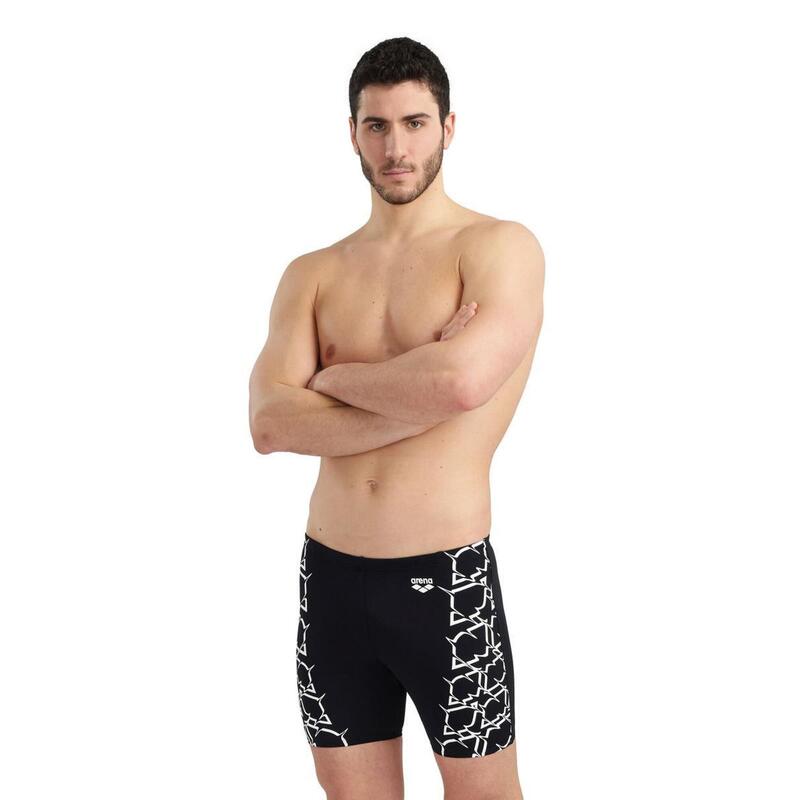 Swim Graphic Mid Jammer De Natation - Noir