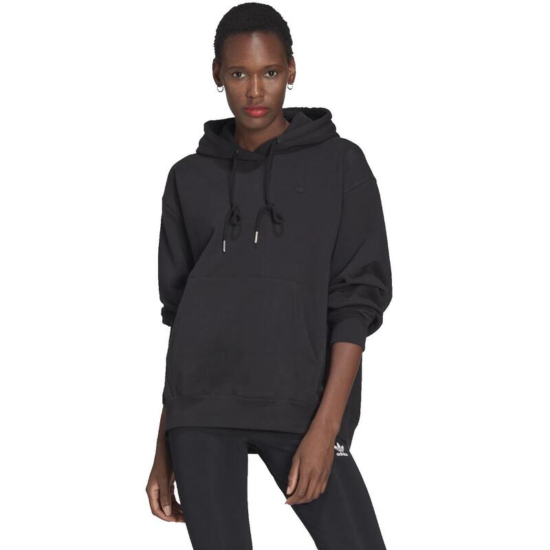 Női kapucnis pulóver, adidas Adicolor Oversize Hoodie, fekete