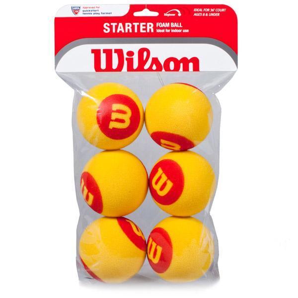 Piłki tenisowe Wilson gąbka STARTER FOAM TBALL x 6 szt.