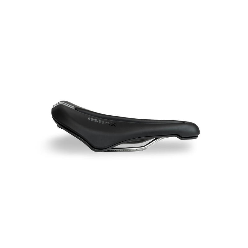 Selle de vélo fabriquée à la main en Espagne Essax Era Chrome noir