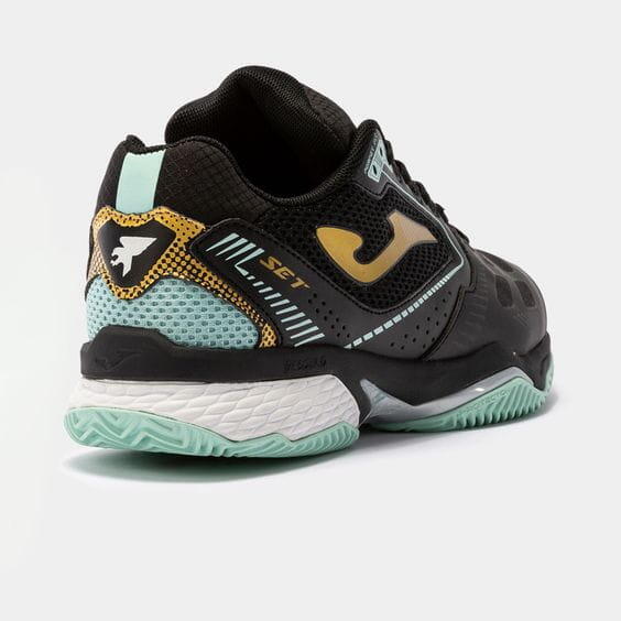 Buty tenisowe damskie Joma T.Set Lady clay black/skyblue 40 3/5