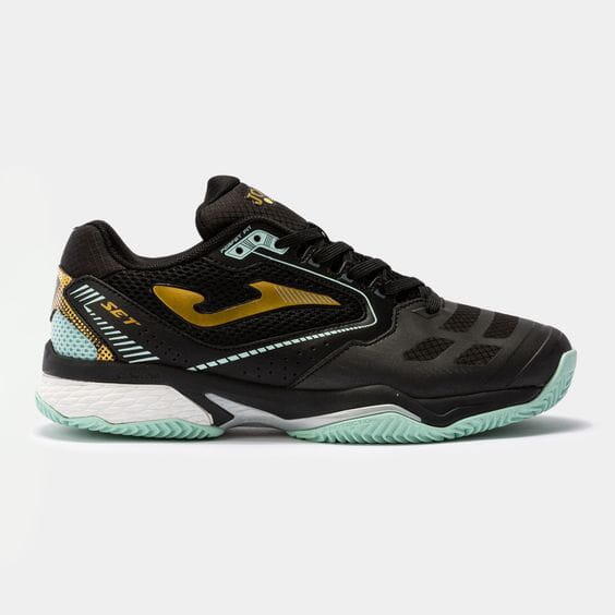 Buty tenisowe damskie Joma T.Set Lady clay black/skyblue 40 5/5