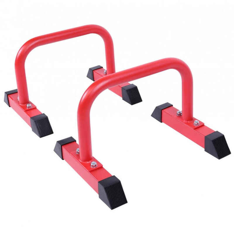 Push Up Parallettes Schwarz/Blau/Rot
