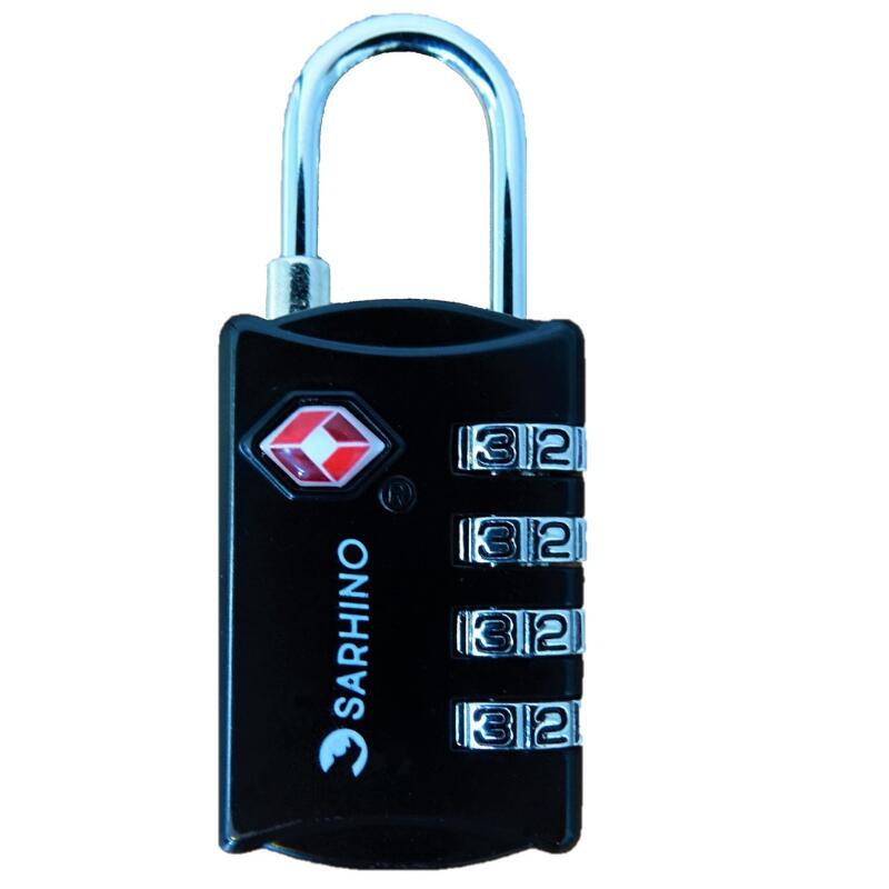 Sarhino Protect One TSA viercijferig slot - zwart 5/5