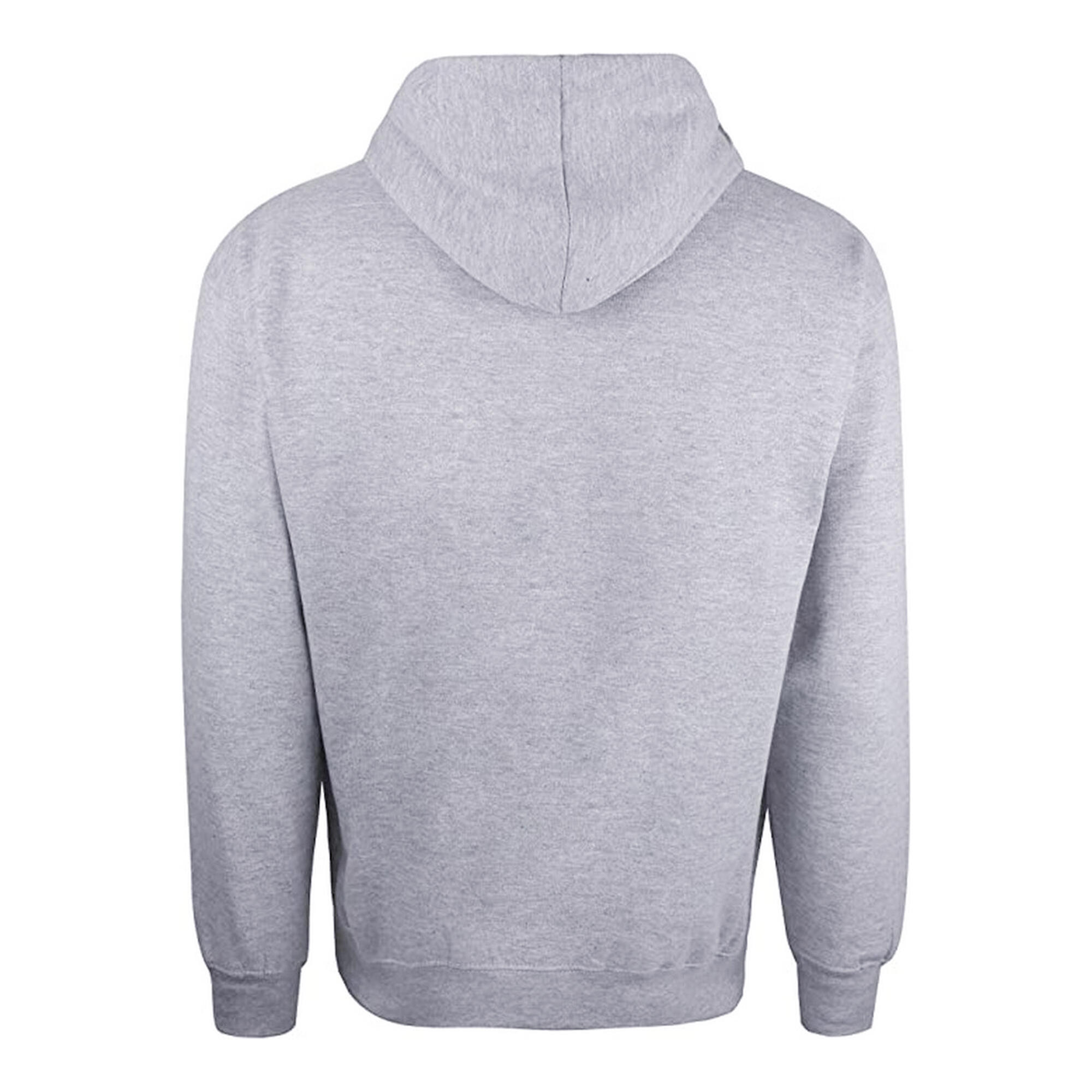 Sweat À Capuche CLUB LEISURE Homme (Gris Chiné / Blanc) 2/4