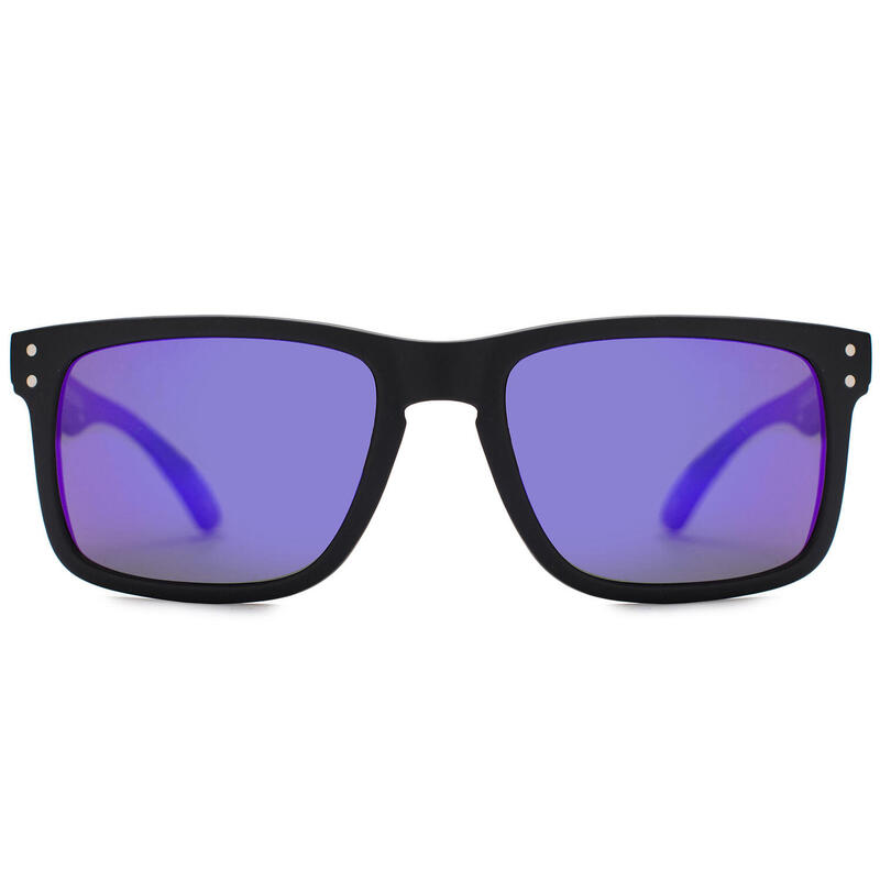 Zwarte POZZ' zonnebril, CX Gepolariseerd PAARS - cat.3 - MUNDAKA