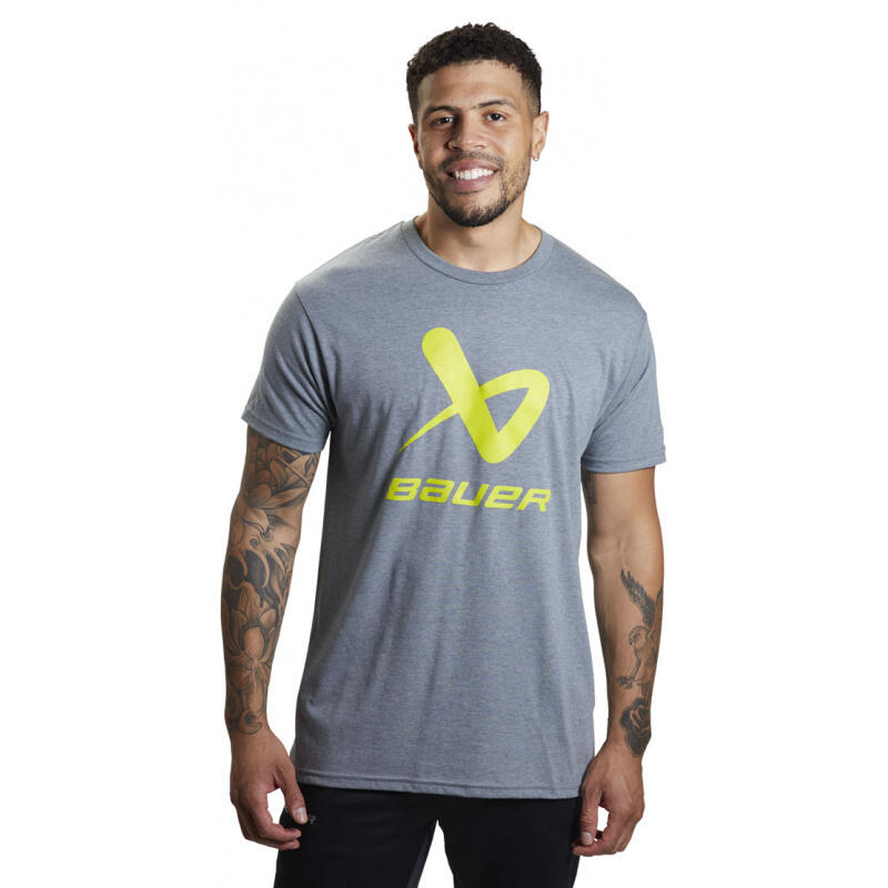 Bauer - T-shirt Bauer Core Lockup - T-shirt Manches Courtes - Gris - 48 Xl - Decathlon