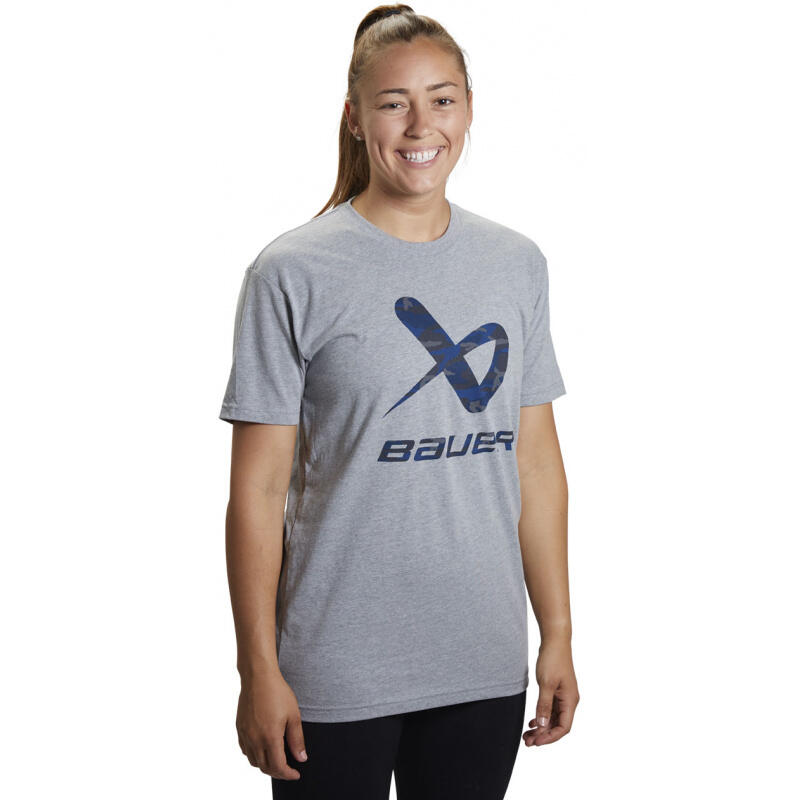 Bauer - T-shirt Bauer Core Lockup Camo - T-shirt Manches Courtes - Gris - 42 M/l - Decathlon