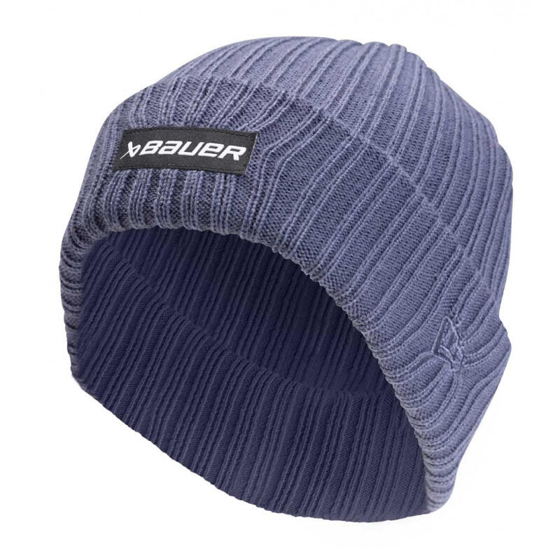 BAUER RIBBED PATCH BEANIE