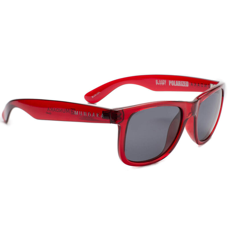 **Lunettes de soleil BLOODY Rouge, Polarisés GRIS - cat.3 - MUNDAKA**