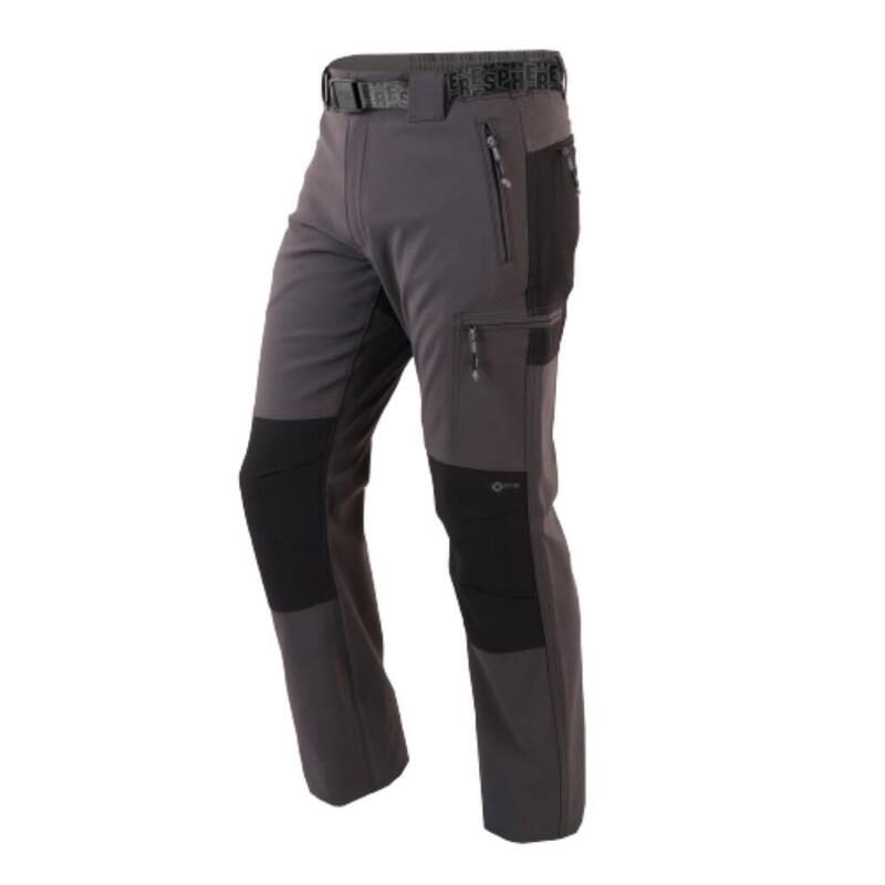 Pantalón trekking hombre impermeable SPHERE PRO WOOD. GRIS