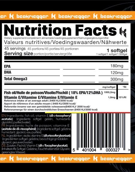 OMEGA 3/ 90 SOFTGELS EPA et DHA 2/3