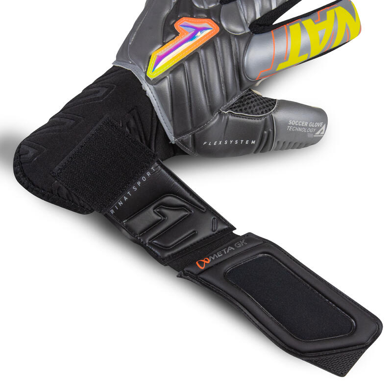 Guantes De Portero Adulto Rinat Meta Gk Alpha  Gris Oxford/gris